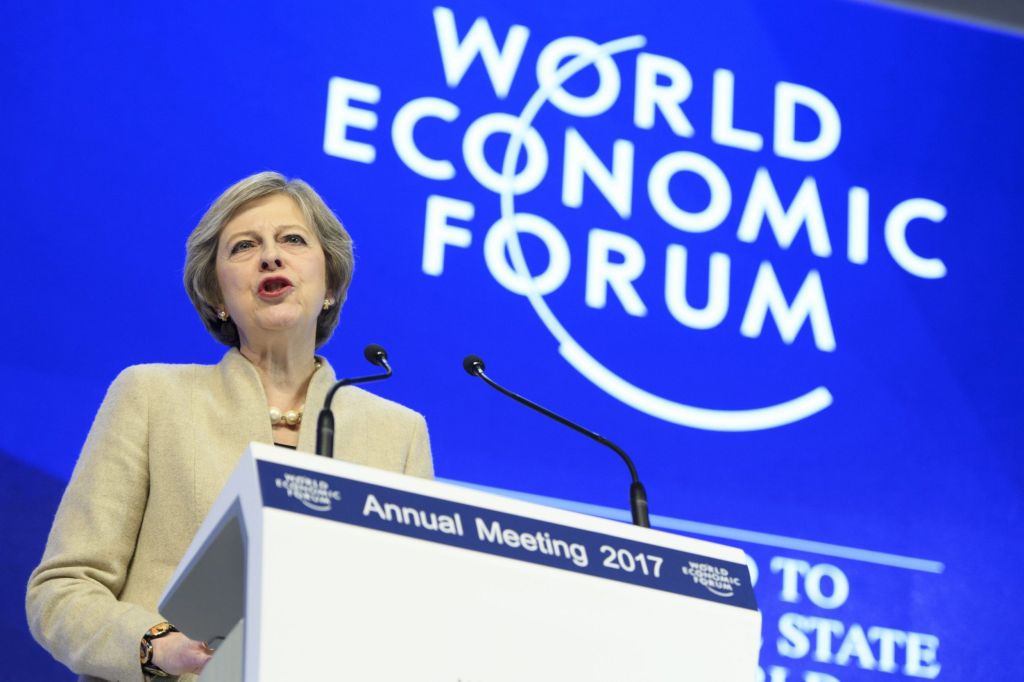 International Whispers- “UK will be a world leader in trade” Theresa May tells World Economic&nbsp;Forum